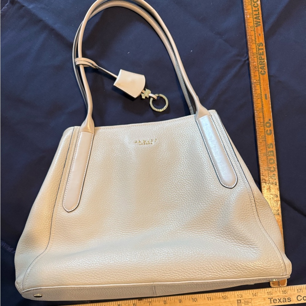 Radley Cream Leather Tote Bag